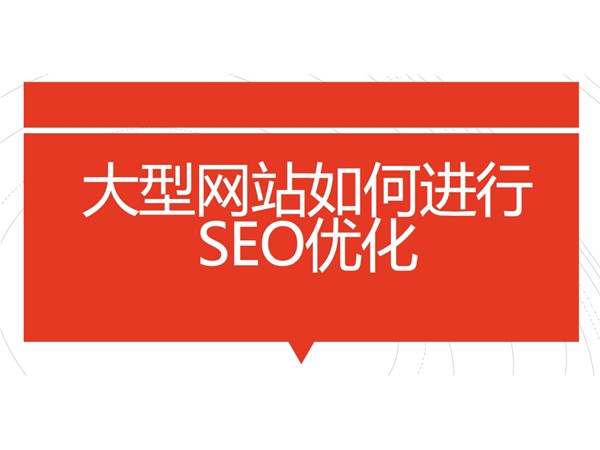 大型網站SEO優化12步曲